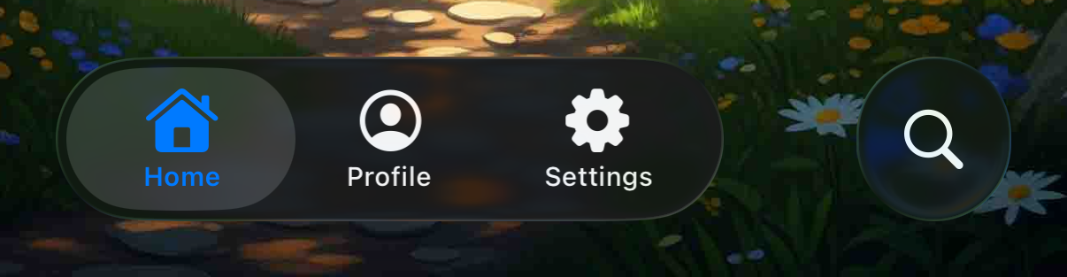 Liquid Glass Tab Bar